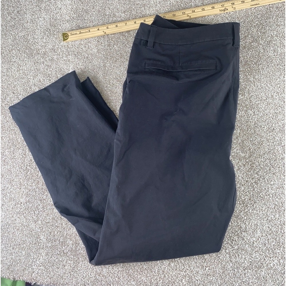 Lululemon Commission Pant Classic 38x30 Black Warpstreme Fabric Four Way Stretch